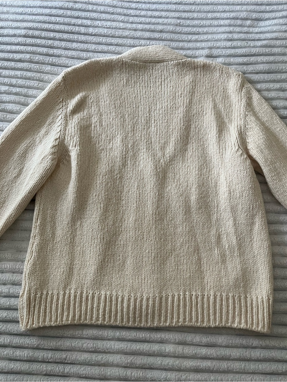 Faherty Cream Cardigan - Picture 7 of 11